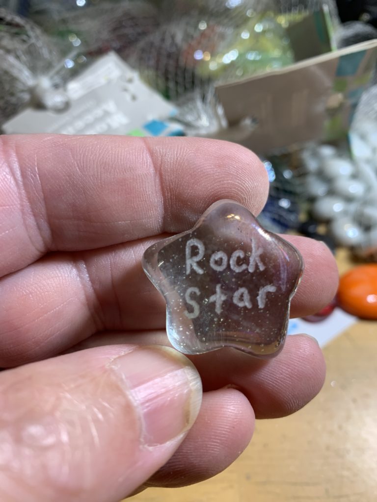 Worry Stone Rock Star